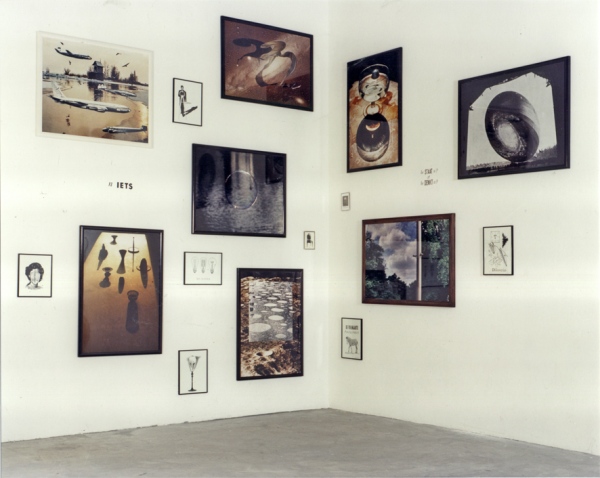 Presentation Gallery Hooghuis, Arnhem, 1990. Photoworks 80 x 110 cm. Little works 30 x 40 cm and 10 x 15 cm.